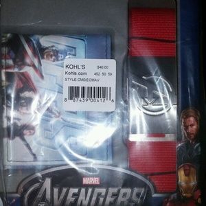 Marvel Comics The Avengers Wallet & Belt Set NEW